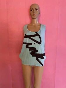 victoria secret pink teal activewear muscle shirt XS - Picture 1 of 3