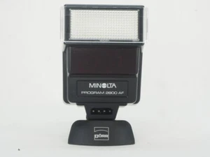 Minolta Program 2800AF Aufsteckblitz Analog mit Tasche - Bild 1 von 4
