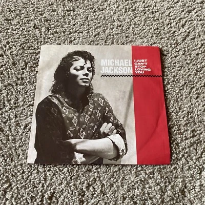 I Just Can't Stop Loving You Michael Jackson Vinyl Record 45 RPM Vintage EX - Image 1 of 4