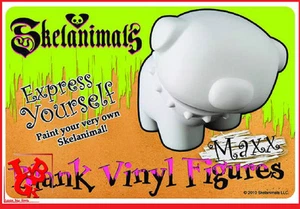 Figure SKELANIMALS Blank Maxx Vinyl Figure Arttoys Urban DIY Do It Your # NEUF # - Picture 1 of 2