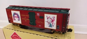 G or Gauge 1 45mm NEAR MINT Aristocraft Xmas Christmas Box Car 'Santa Claus' - Picture 1 of 7