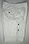 Express Men's white cotton Cargo shorts size 34 100% Cotton