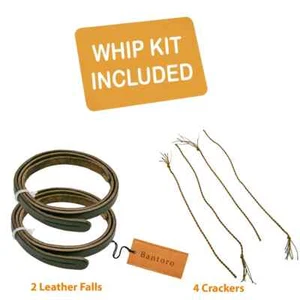 Bullwhip Fall and Bullwhip Cracker / Whip Popper - Kit de reparación de látigo (marrón) - Imagen 1 de 9