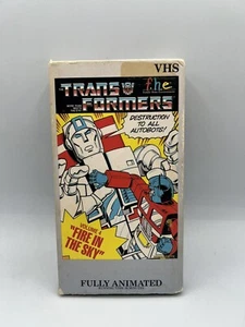 Transformers Vol 4 Fire in the Sky Vintage Animated Movie VHS Cassette In Box - Picture 1 of 4