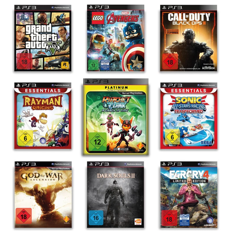 Playstation 3 Spiele AUSWAHL - Need for Speed - Sonic - GTA V - PS3 Zustand: gut - Bild 1 von 1