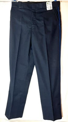NUEVO CON ETIQUETAS HORACE SMALL Pantalones Uniforme Para Hombre Azul Marino Rayas TA22883 Talla 34R X 34 Foto 1 de 4