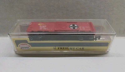 N Scale Model Power 3438 ATSF Santa Fe Single Door Box Car #16471 - Image 1 of 4