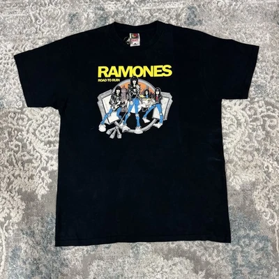 Camiseta vintage años 90 Ramones Road To Ruin Foto 1 de 4