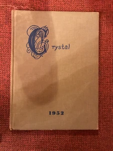 1952 CRYSTAL YEARBOOK WAUPACA HIGH SCHOOL WAUPACA WISCONSIN - Picture 1 of 3