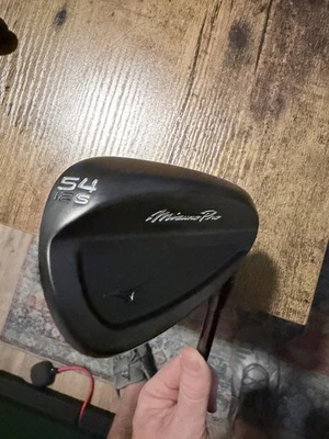 Nuevo 2025 Mizuno Pro T-3 54* 12*S cuña negro ejes personalizados MMT 125TX +.5 Foto 1 de 4