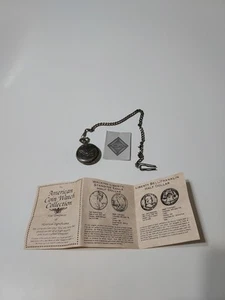 Northcrest Coin Pocketwatch- New with Tags - Picture 1 of 3