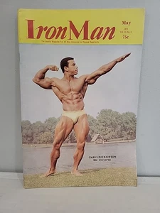 Iron Man Magazine May 1972 Chris Dickerson Cover Body Building Gay Mr. Universe - Imagen 1 de 4