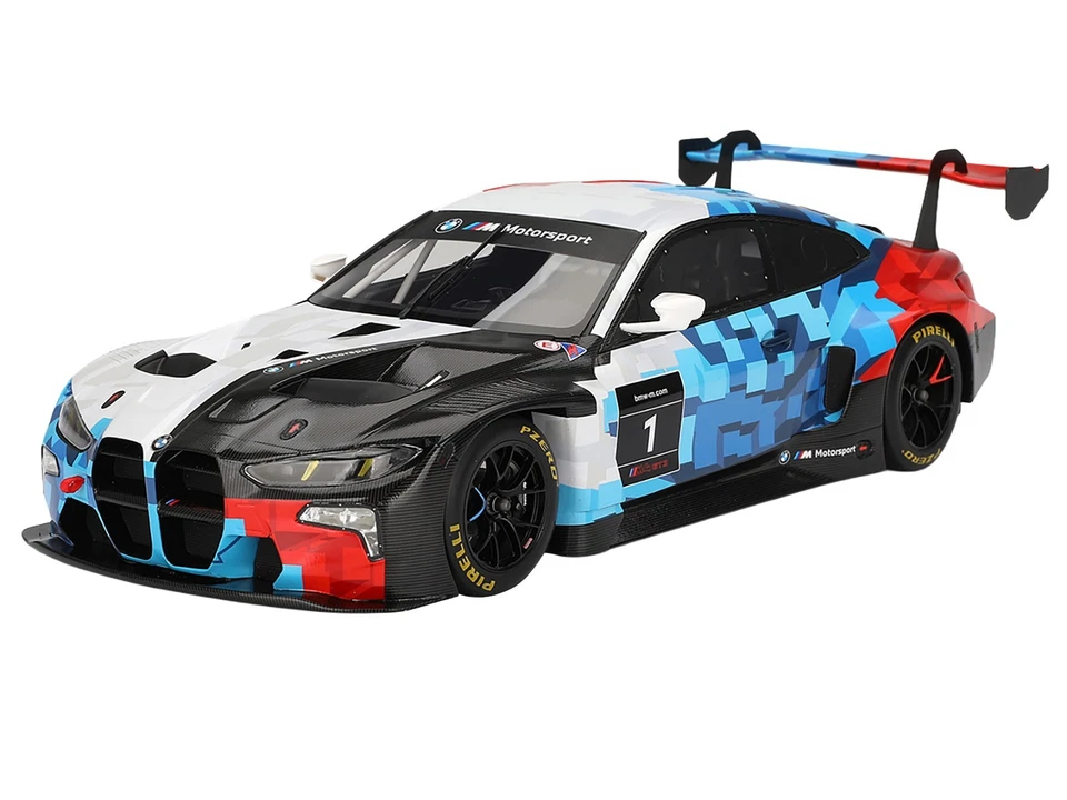 BMW M4 GT3 Evo Presentation 1 18 Scale Topspeed TS0614