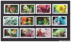 2019 Serie Flores Francia sellos adhesivos yvert 1707al 1718 - Imagen 1 de 1