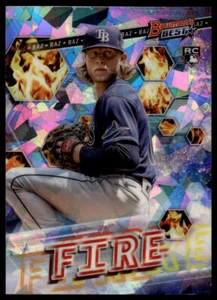 2022 Bowman's Best #EE-3 Shane Baz Elements of Excellence Atomic Refractor - Picture 1 of 2