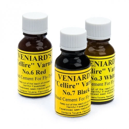 Fly Tying Cellire Cement. A head cement, choice of colours, fly tying varnish - Image 1 of 1