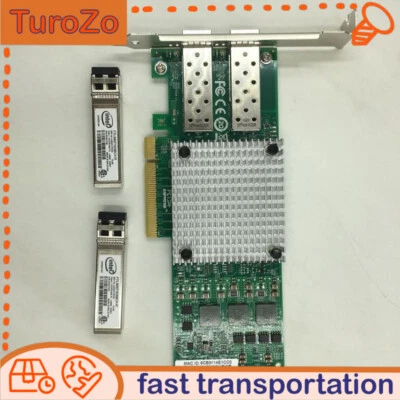 BCM57810S SFP+ PCIe x8 10GB Ethernet Server Adapter + 2PCS inetl 850nm Module - Image 1 of 4