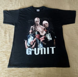 Vintage Y2K Rare G-Unit 50 Cent Hip Hop Merch Rap T-Shirt , size L - Picture 1 of 4