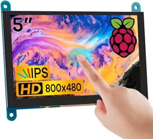 5 Inch IPS LCD Touch Screen Display Panel 800×480 Capacitive Screen HDMI Monitor - Picture 1 of 8