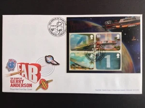 GB 2011 Gerry Anderson M/Sheet on Unaddressed First Day Cover Bloomsbury S/H/S - Picture 1 of 1