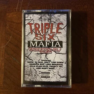 NEW Triple Six Mafia Underground Vol. 1 Limited RED Cassette Tape #/666 Get Down - Picture 1 of 5