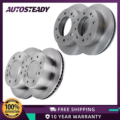 Front Rear Brake Rotors Kit for 2016 2017 2018 2019 Chevrolet Suburban 3500 HD - Image 1 of 4