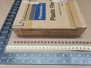 (100 pcs) ECQ-B2102KF3 Panasonic, 0.001uF 200V 10%, Polyester Film Capacitor - Picture 1 of 4