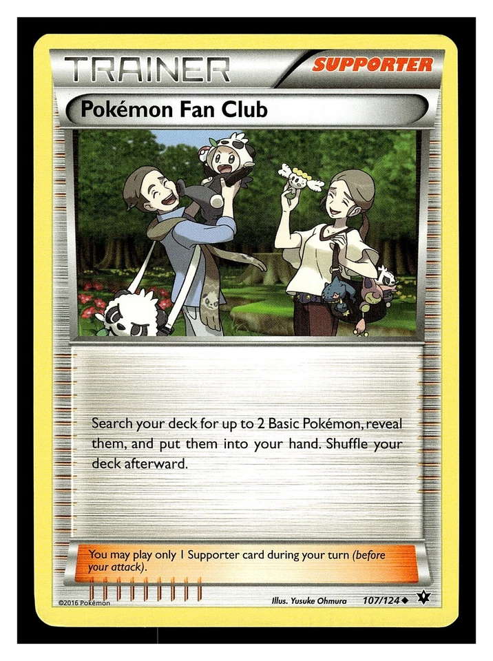 Pokemon XY Fates Collide Pokemon Fan Club 107/124 - Image 1 of 1