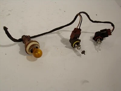 98 99 00 MERCURY MYSTIQUE FAROL LÂMPADA SOQUETE LÂMPADA CHICOTE DE FIOS SH1207 - Imagem 1 de 2