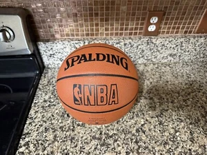 Official Spalding NBA Game Ball Genuine Leather Basketball Signed READ - Picture 1 of 7