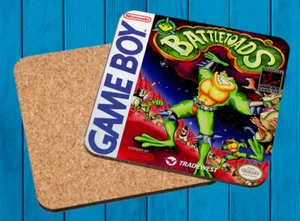 BATTLETOADS NINTENDO GAME BOY POSAVASOS MADERA WOODEN COASTERS - Picture 1 of 1