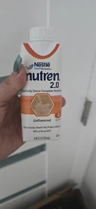Nestle Nutren 2.0 Tube Feeding Formula Unflavored 8oz -Case of 24. - Picture 1 of 1