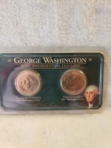 2007 P&D George Washington Presidential Dollar BU Sets by Littleton - Picture 1 of 6