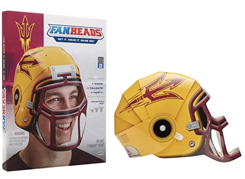 NEW! FANHEADS WEARABLE HELMET ASU ARIZONA STATE SUN DEVILS Cover