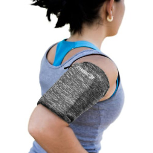 E Tronic Edge Phone Holder for Running - Cell Arm Bands Large, Gray 