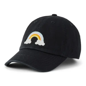 Life is Good. Kids Rainbow Kids Chill Cap, True Black - Picture 1 of 3