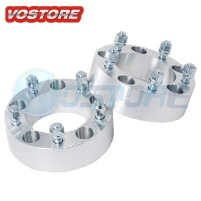 (2) 2" 5x5.5 to 5x5.5 Wheel Spacers Adapters 110mm for 2005-2010 Dodge Ram 1500 - Image 1 of 3