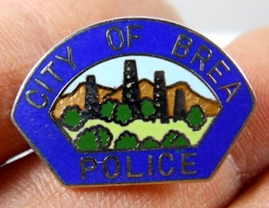 Pin solapa policía de la ciudad de Brea de California policía aplicación de la ley - Imagen 1 de 3