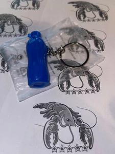 Tupperware ECO BOTTLE KEY-CHAIN Vivid Blue BRAND NEW! - Picture 1 of 5