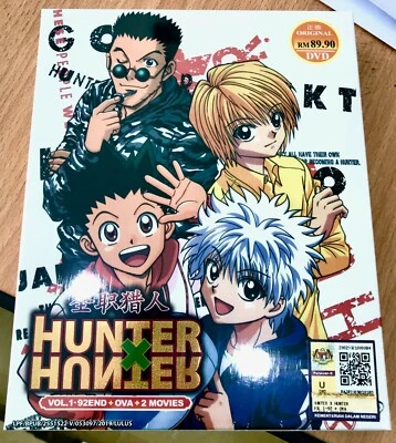 Hunter X Hunter (VOL.1 - 92 End + OVA + 2 MV) ~ All Region ~ Brand New & Seal ~  - Image 1 of 4