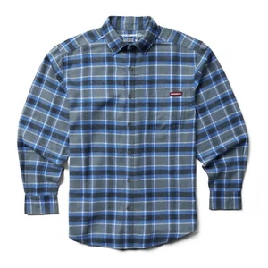 Men's Long Sleeve Blue Moon Pike Flannel Shirt Wolverine Sizes L, XL and XXL - Picture 1 of 7
