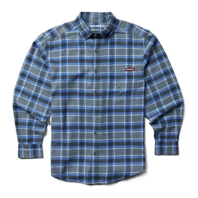 Men's Long Sleeve Blue Moon Pike Flannel Shirt Wolverine Sizes L, XL and XXL - Image 1 of 4