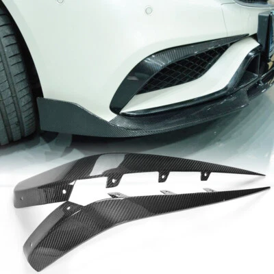 Parachoques delantero de fibra de carbono para Mercedes Benz W218 CLS63 AMG divisor aleta Canard Foto 1 de 4