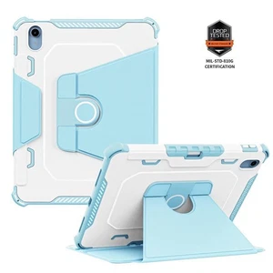 For Apple iPad 10th Generation 10.9 2022 360 Rotating Smart Leather Case Cover - Picture 1 of 22