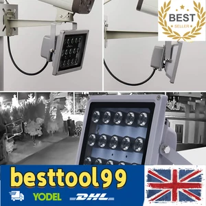 Proyector de seguridad infrarrojo 15 LED 12V para cámara de seguridad CCTV - Imagen 1 de 11