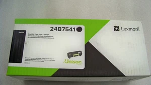Lexmark 24B7541 Black Toner Cartridge OEM new in unopened box - Picture 1 of 6