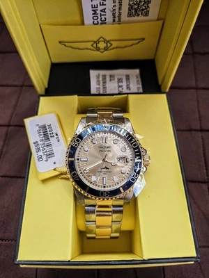 Invicta Pro Diver Men's Quartz 30022 , Two Tone, Champagne Dial, Retail $595 - Image 1 of 4