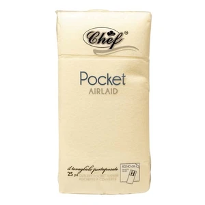 Tovaglioli Portaposate Pocket Avorio Airlaid 25 pz Roial per Ristoranti - Foto 1 di 4