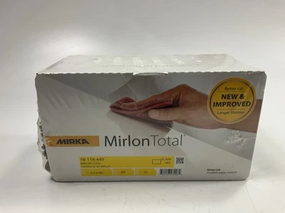 Almohadillas raspadoras muy finas Mirka 18-118-449 2500 grano 4-1/2" X 9", paquete de 25 Foto 1 de 4