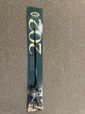 *RARE* 1996 ZEBCO 202 ROD, REEL, LINE COMBO ~ SEALED 5'6"Medium Action Green USA - Image 1 of 4